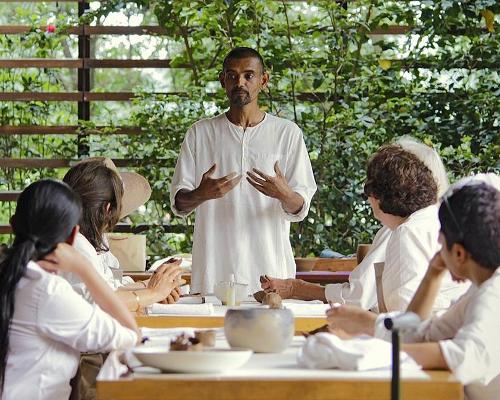 Talks and cuisine lessons are some of the many elements included in a Vana programme