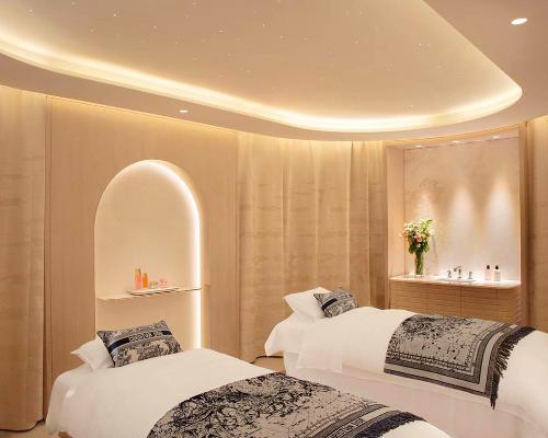 The spa is complete with five single treatment rooms, one couple's treatment room and a brand-new Dior Light Suite
