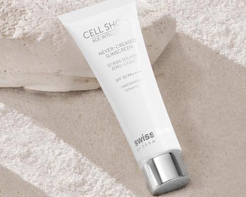 Swissline creates Never-Creased Sunscreen SPF 50 for mature skin