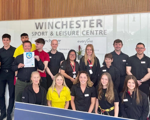 Everyone Active press release: Winchester Sport and Leisure Park achieves ‘outstanding’ rating in national Quest assessment
