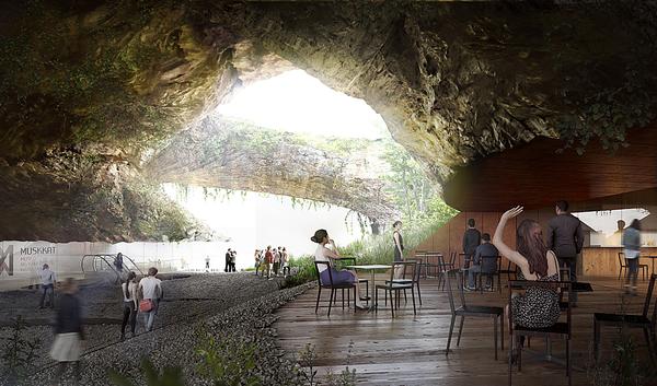 The museum will explore the Philippines’ cultural history. The design features jungles, streams, waterfalls and ponds / KENGO KUMA & ASSOCIATES