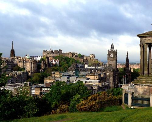 The concert hall will be built in St Andrew Square, close to Edinburgh's famous Calton Hill