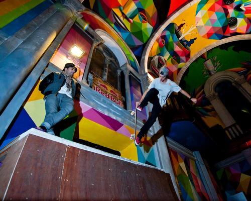 The collective behind the design say they've created 'a temple of urban art'