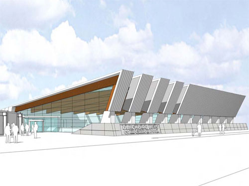 The proposed new swimming pool for Blackbird Leys, Oxford