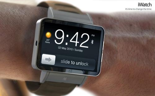 A mock-up of how the iWatch may look when it is finally released / ADR Studio