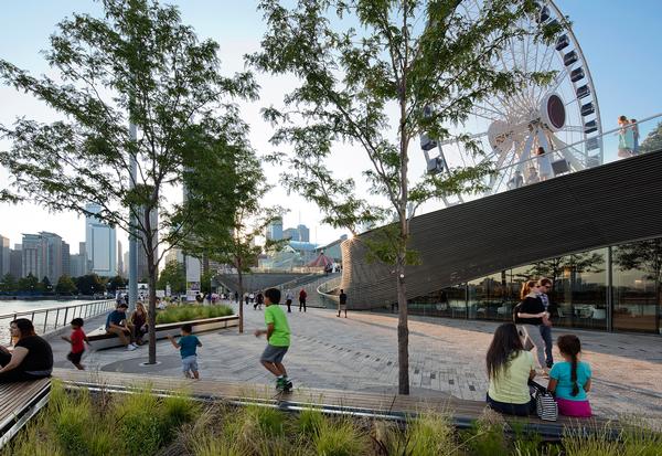 James Corner Field Architects are part of the team behind the revamp of Chicago’s Navy Pier