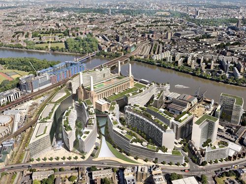 The proposed Battersea Power Station development