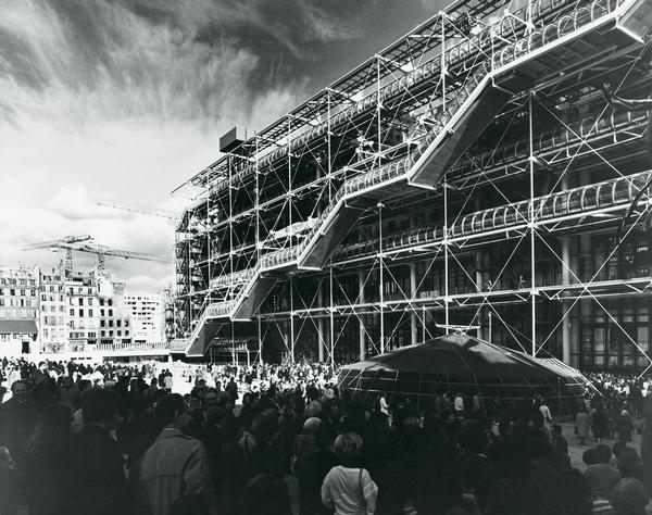 The Pompidou Centre opened on 31 January 1977