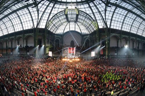 The Reebok and Les Mills event in Paris at the Grand Palais