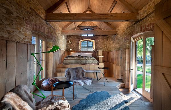 The Georgian granary has been converted into a standalone guest room