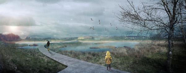 CF Møller’s Storkeengen climate adaption project will see the creation of a new public nature park