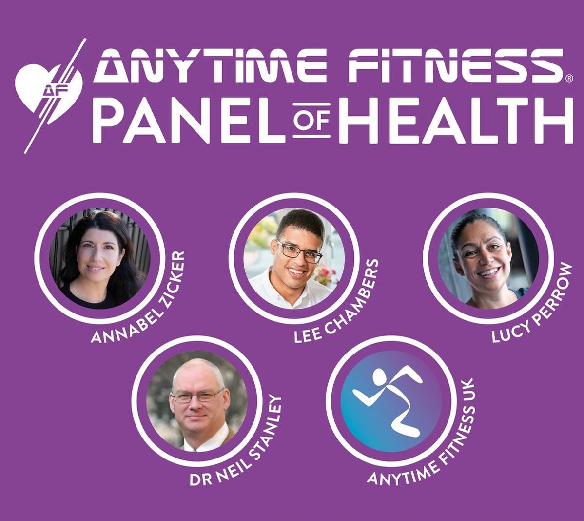 The panel consists of four experts across nutrition, sleep, mental wellbeing, work-life balance and social environment / Anytime Fitness