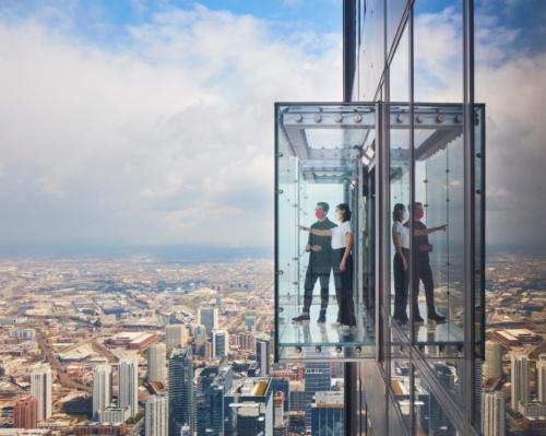 The Skydeck is located on the 103rd floor of the 110-storey Willis Tower / SOM