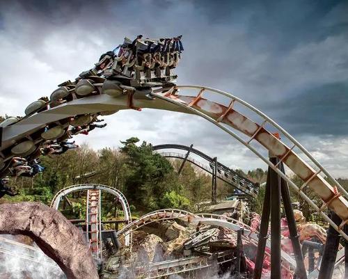 The steel rollercoaster, designed by Bolliger & Mabillard first opened in 1994 / Merlin Entertainments