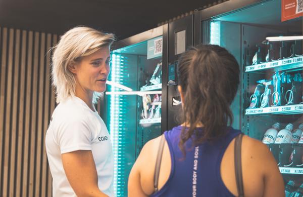 Vending machines only serve healthy food and dispense advice on diet / photo: Colruyt Group/JIMS