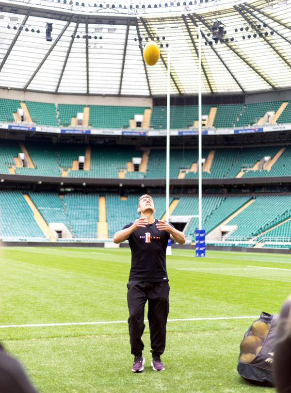 Wilkinson at the launch of One Living at Twickenham in June 2024 / photo: Chris Jackson.