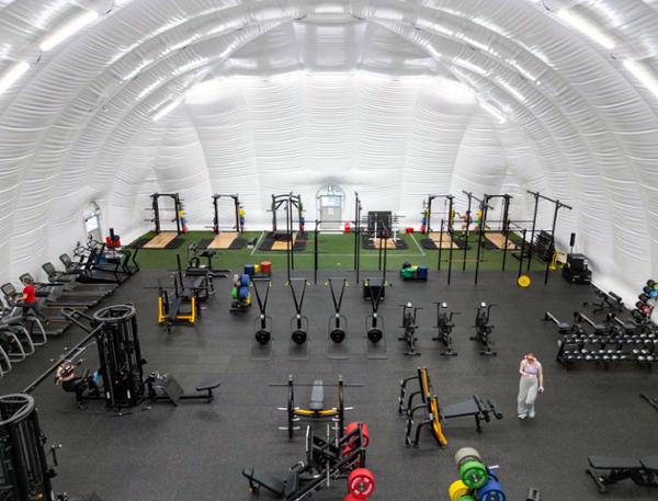 The sports dome at Aberystwyth University / photo: Matrix Fitness