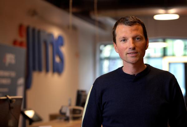 Pieterjan Nuitten led the acquisition of Jims and is now MD / photo: JIMS / Colruyt Group