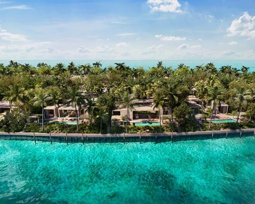 The new Banyan Tree destination will open on a 750-acre property on Rockwell Island which is located 48 nautical miles east of Miami / Recent Spaces