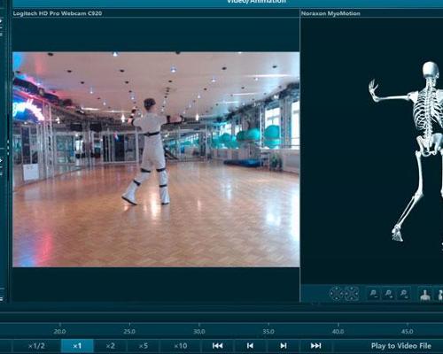 Noraxon motion capture enables PTs to analyse human movement in real-time