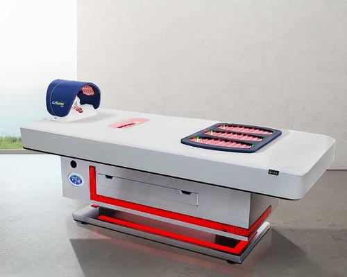 LEC says the bed enables spas to easily elevate facial, scalp and body treatments with red light therapy
