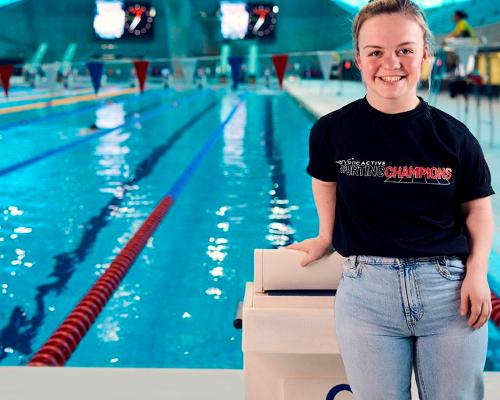 ParalympicGB swimming star, Maisie Summers-Newton, joined the celebrations for National Fitness Day / UK Active