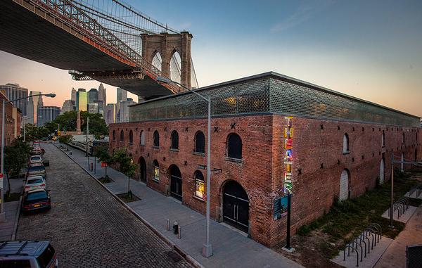 Charcoalblue transformed an old New York warehouse into an atmospheric theatre