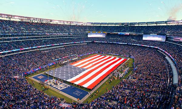 New Jersey’s MetLife Stadium is made of an outer skin of aluminium louvers and glass / PHOTO: Brad Penner/AP/Press Association