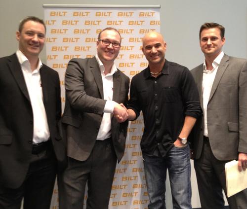 Andre Agassi with the CFI team