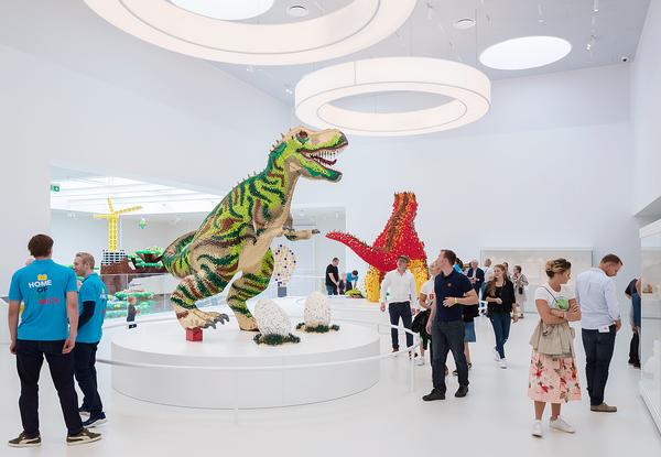 Lego House’s Masterpiece Gallery houses large models made by Lego fans