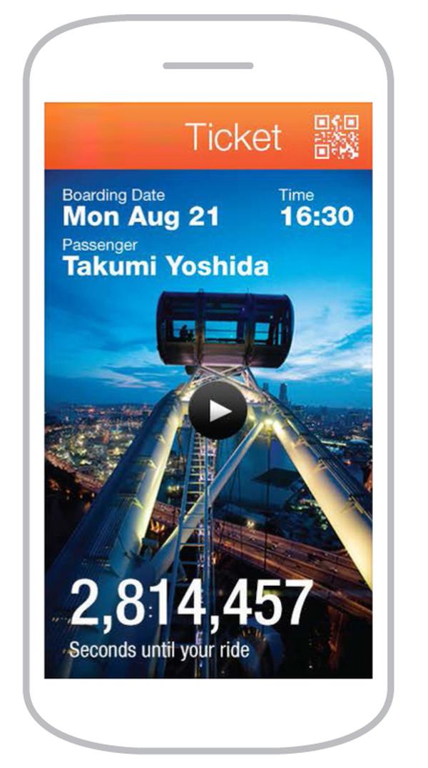 Visitors can use the Nippon Moon app to customise their experience