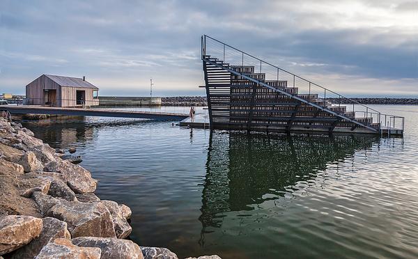 White Arkitekter completed the Hasle Harbour Baths in Denmark in 2014 