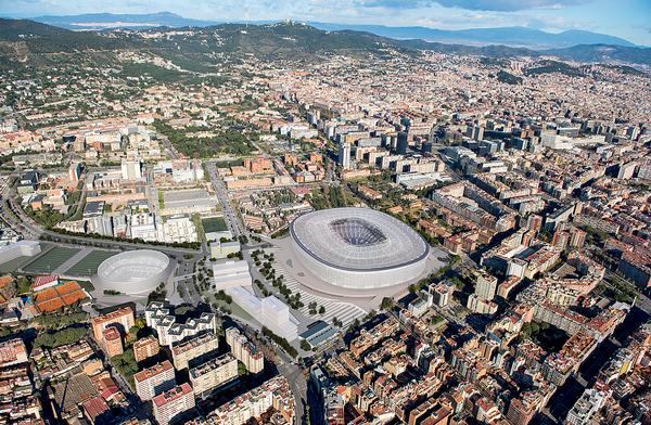 Espai Barça will be “an 
architecturalisation of the club’s values”
