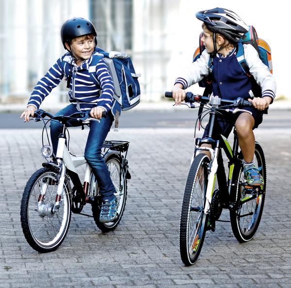 The Healthy New Towns have bike trails, bike lockers and cycle to school routes