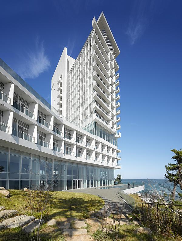The Seamarq Hotel was built in preparation for the 2018 Winter Olympics in PeongChang