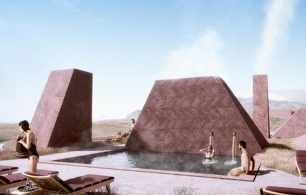 Johannes Torpe is behind the design of the Red Mountain Resort, which will blend into the landscape