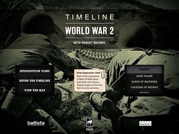 The Timeline WW2 app