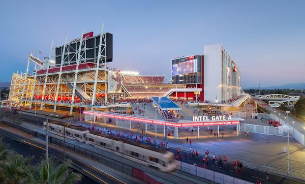 Levi Stadium, Santa Clara, US: The home of the San Francisco 49ers has LEED Gold certification