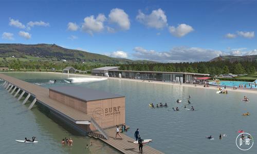 Surf Snowdonia, with architecture by seven, to be world first for new Wave Garden surf generator