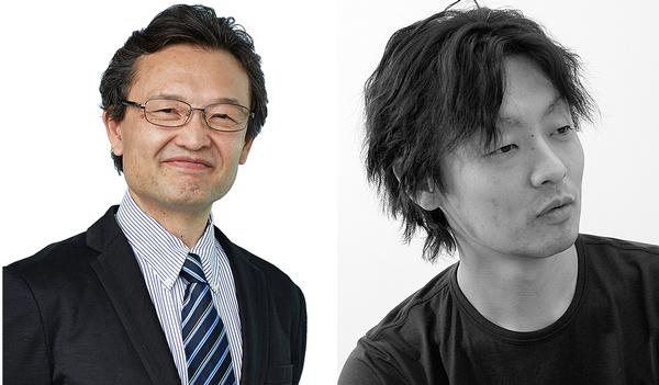 Executive officer Tadahiko Murao (left) and design general manager Takeyuki Katsuya (right)
