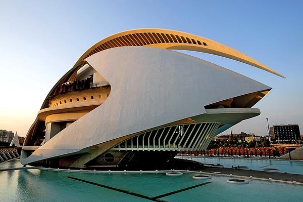 The opera house at the City of Arts and Sciences