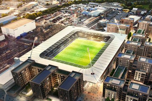 AFC Wimbledon submits stadium plans for Plough Lane site