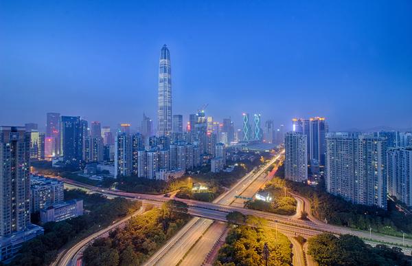Shenzhen’s skyline has been completely transformed in the space of three decades