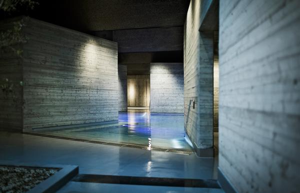 The spa has silent spaces for rest and contemplation.