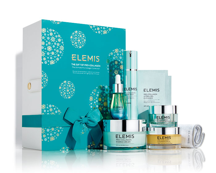 The Gift of Pro-Collagen features a range of products from ELEMIS award-winning Pro-Collagen line / 