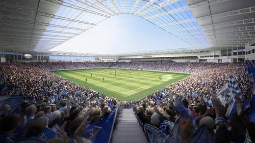 A club spokesperson said the League Two side was still 'committed to building a new stadium to secure the club's future' / Bristol Rovers