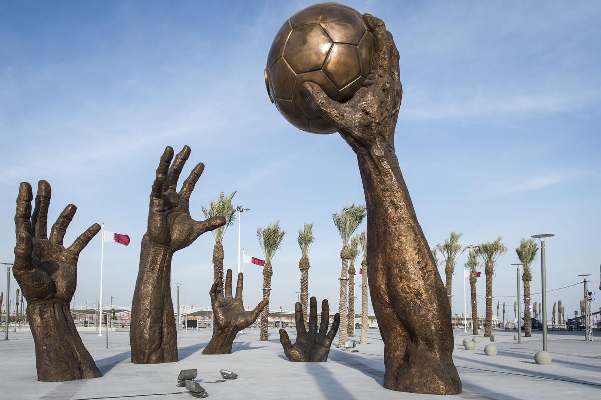 World Cup 2022: FIFA Get Mixed Reception After Unveiling Official Logo for Qatar  World Cup - Sports Illustrated