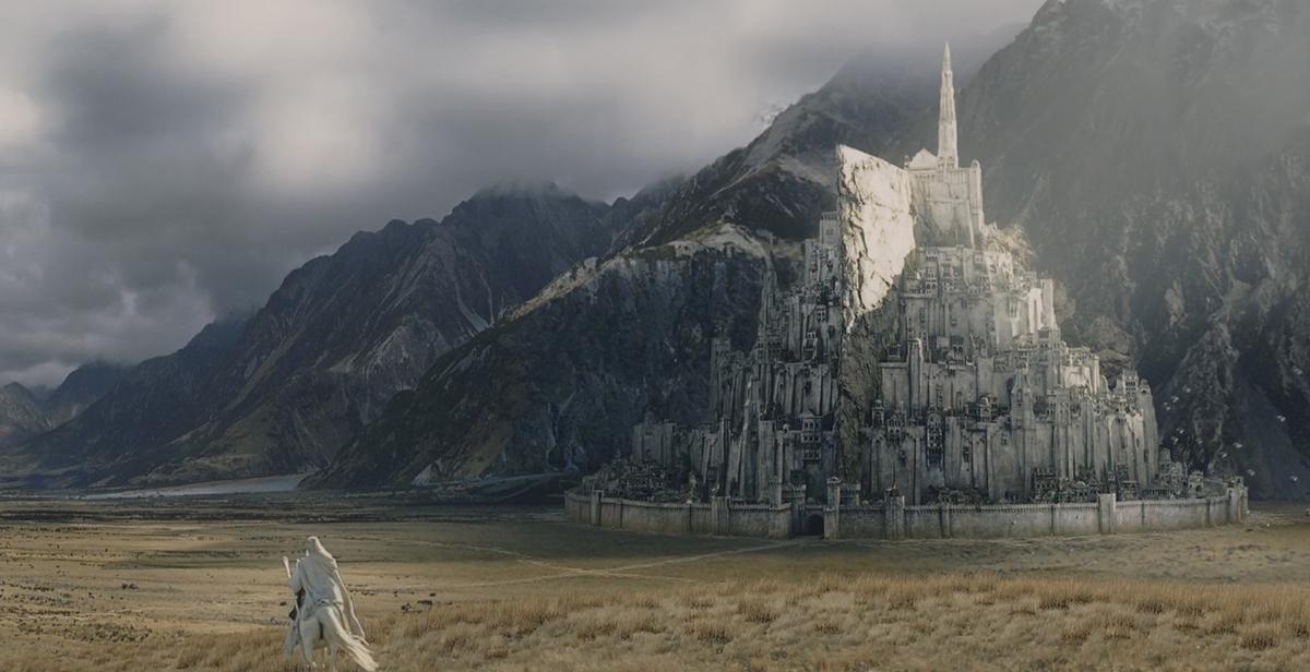 The Lord of the Rings - Green Minas Tirith - spring and restoration of the  White City.