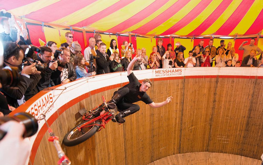 The Wall of Death is part of Dreamland’s schedule of pop-up entertainment / PHOTO: PAUL WEBB
