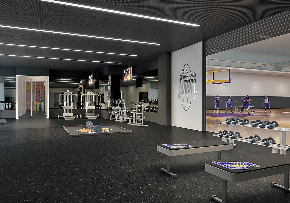 The new facility includes a sports massage room, a players’ lounge and a weights training studio